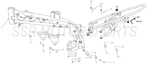 SSR 140TR 160TR 170TR Subframe 140 160 170 Sub Frame