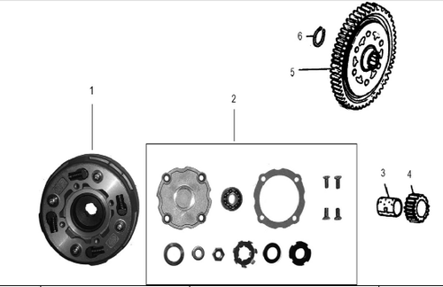 Kayo TD125 CLutch 125