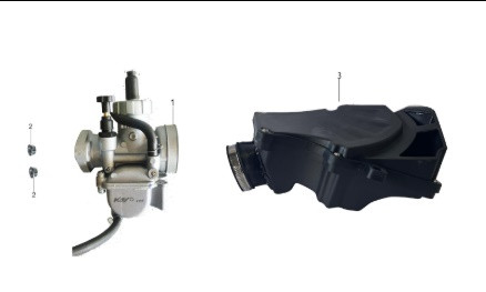 Kayo Air Filter Assembly Bull 180 (Newer version) 2023 +