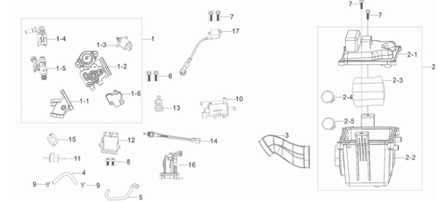 Kayo Bull Predator 125 EFI Injector