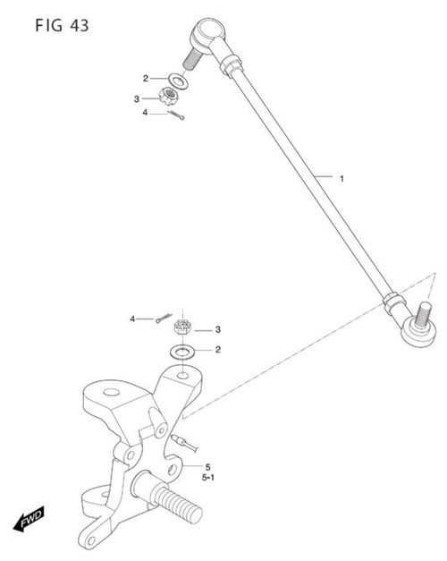 Steering Tie Rod Set TE450S