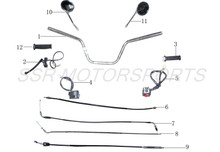 SSR Lazer 6 Left Hand Control Switch 49cc - Whygostock.com
