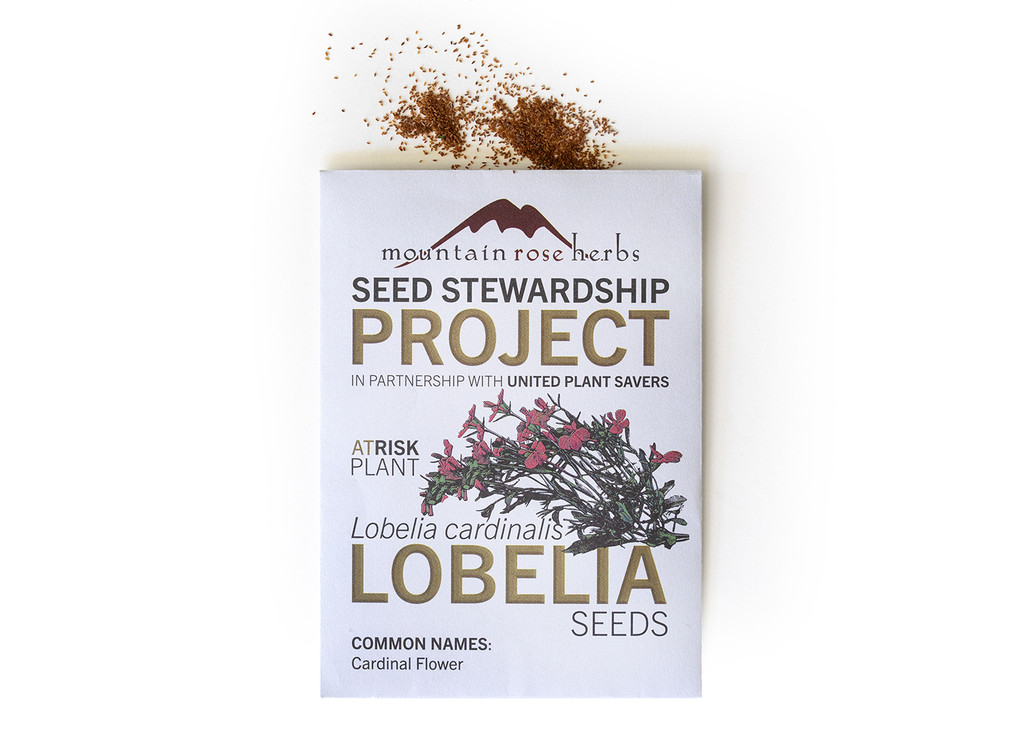 Lobelia cardinalis seed packet