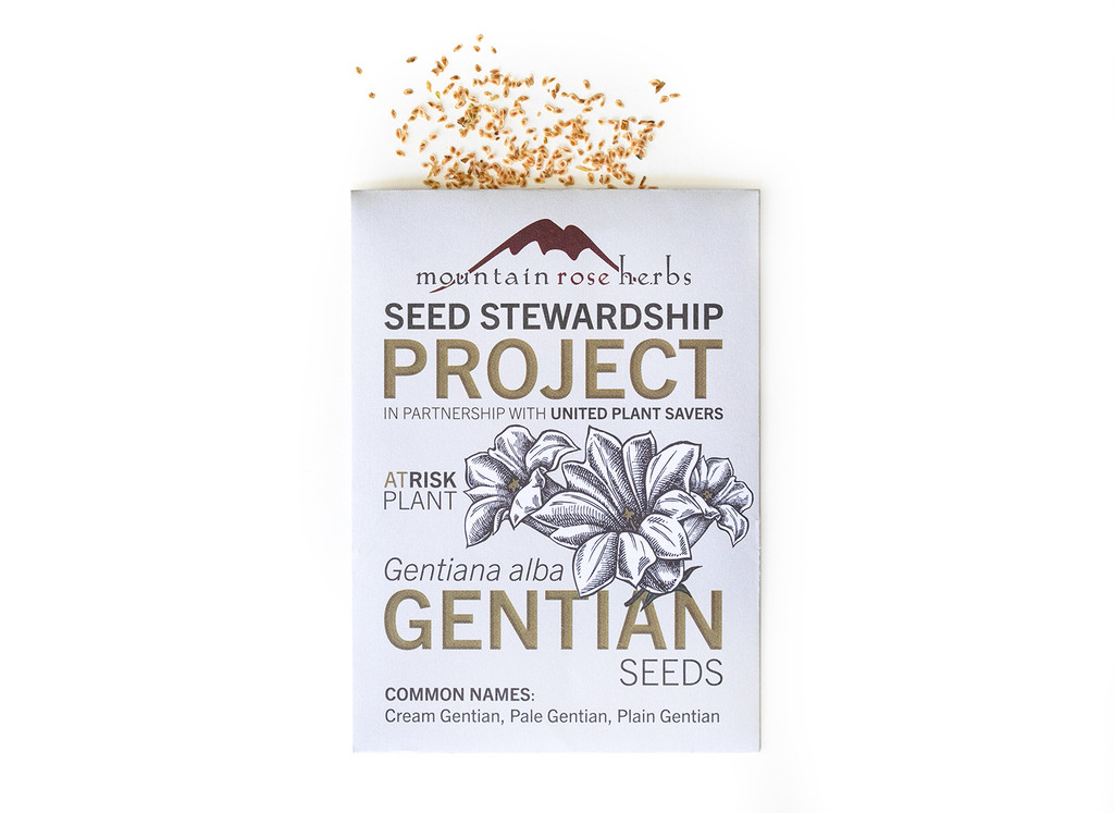 Gentiana alba Seed Packet