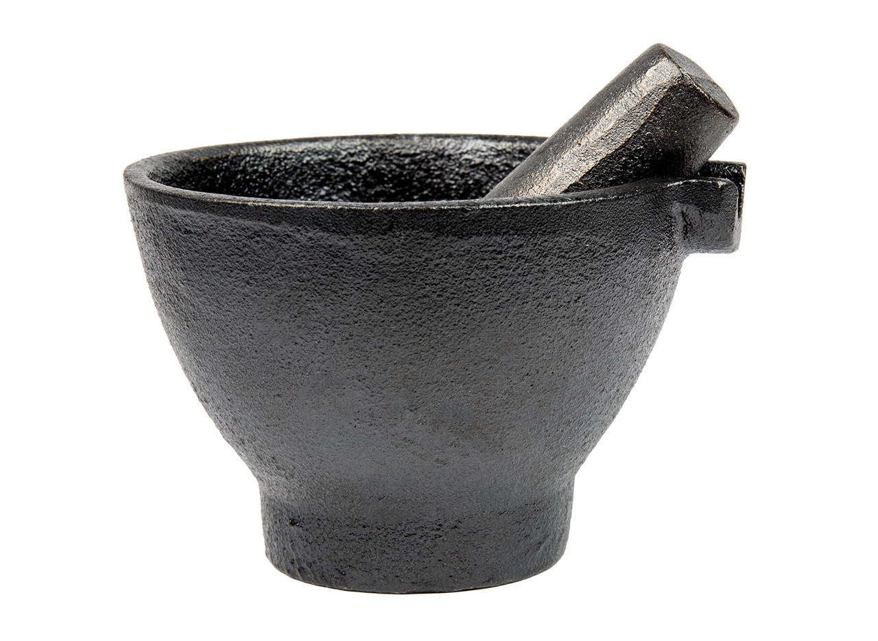 Cast Iron Mortar and Pestle