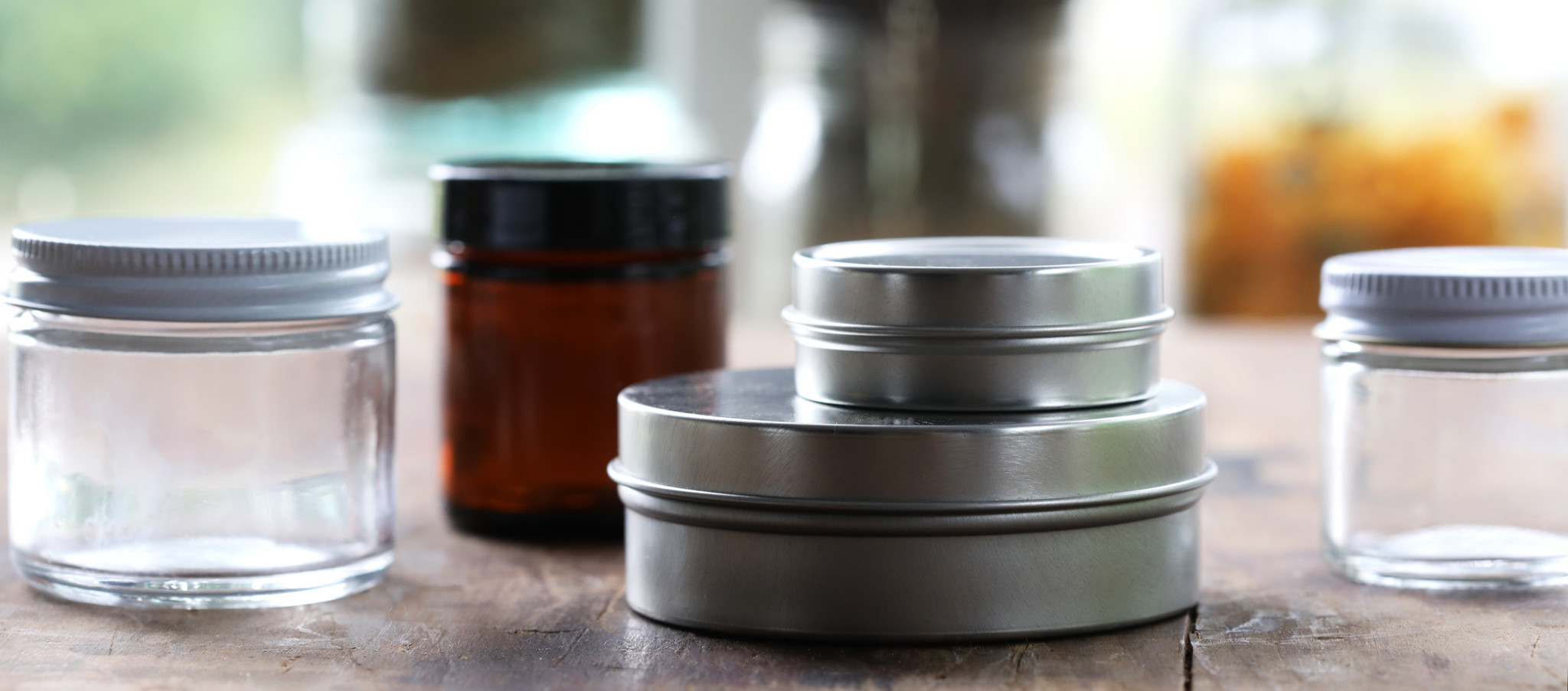 Glass Spice Jar with Lid – LA Herb