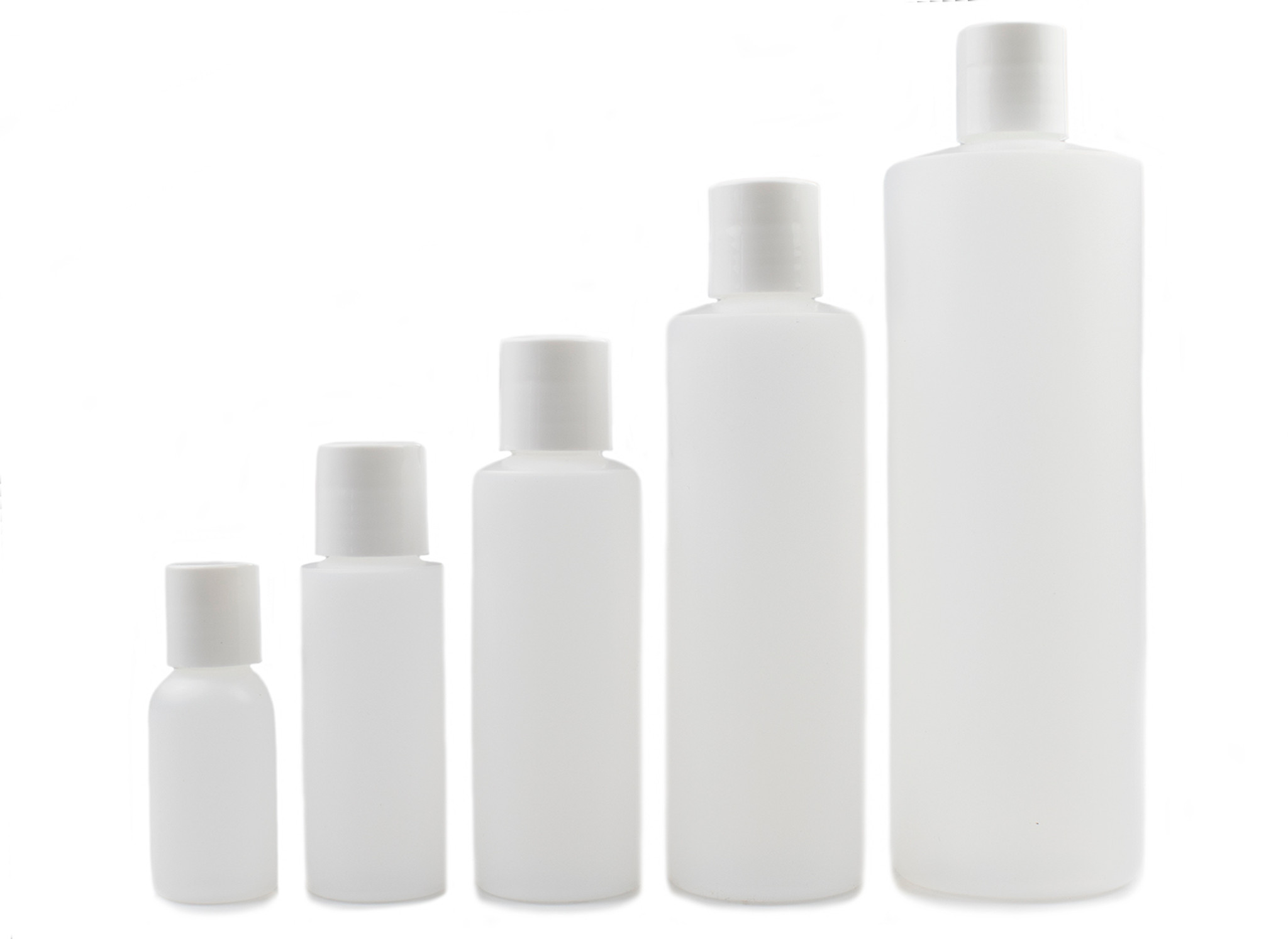 8 oz. Plastic Bottles with Flip Top Cap (Single)