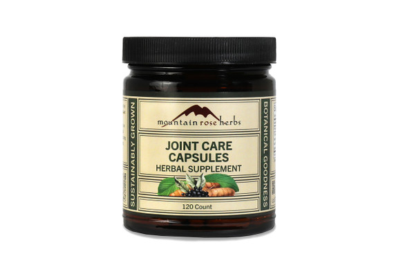 Joint care capsules in amber jar