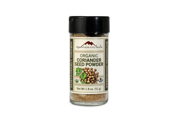 Bottled Organic Coriander Seed Powder