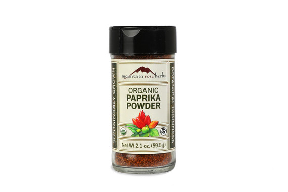 Bottled Organic Paprika Powder