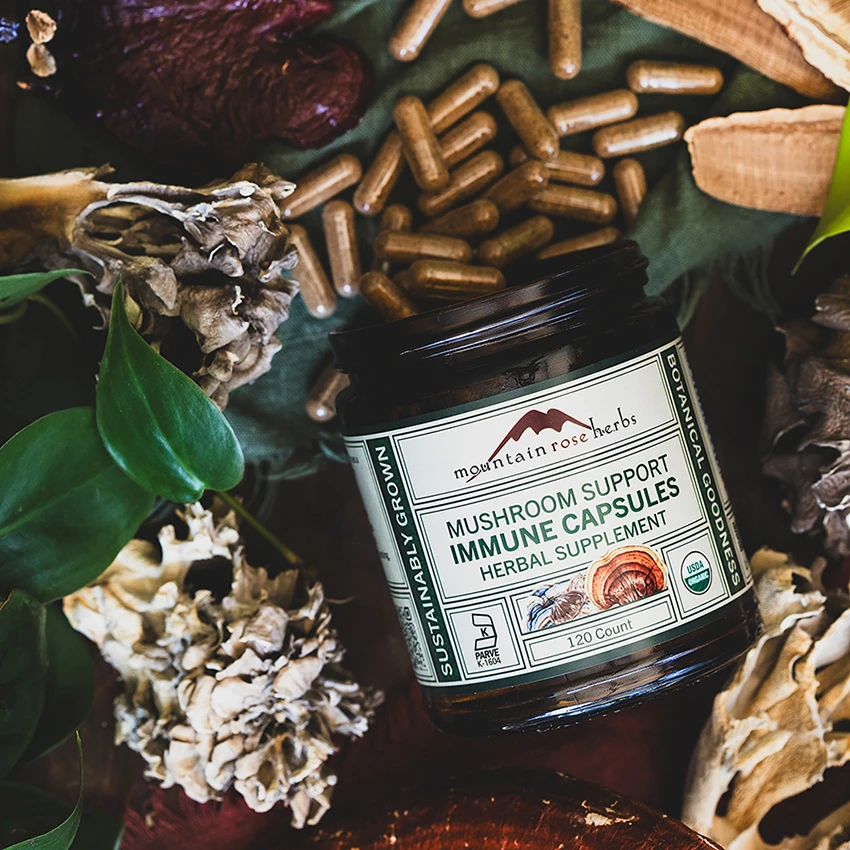 Mushroom Support Immune Care Capsules
