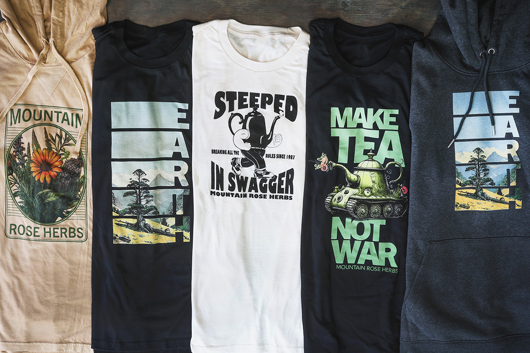 New Mountain Rose Herb T-Shirts. 