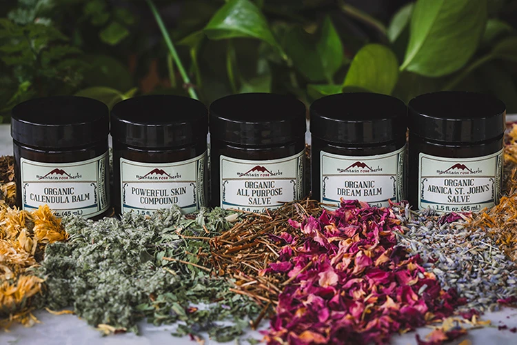 Mountain Rose Herbs' new line of salves