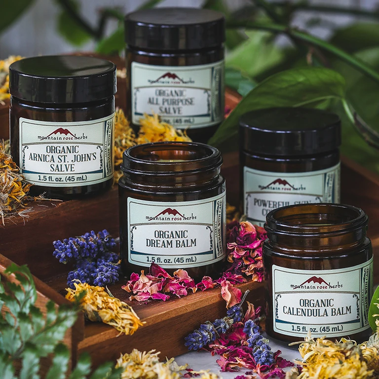 Mountain Rose Herbs' new line of salves