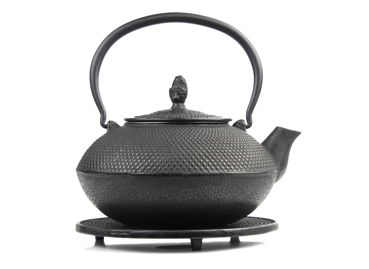 Black cast iron Tea Pot