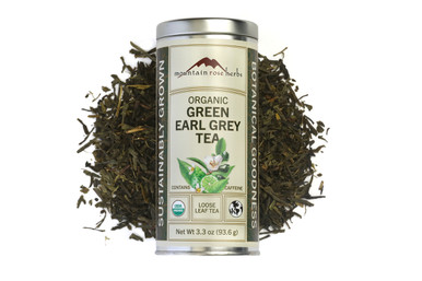Organic Green Earl Grey Tea Tin