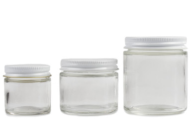 Clear Glass Jars - 4 oz | Mountain Rose Herbs