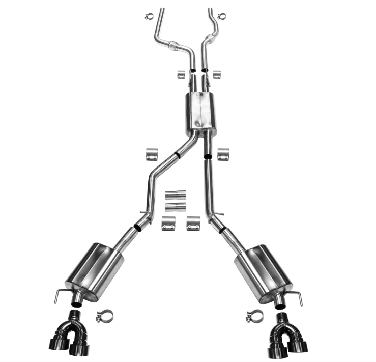 Thermal R&D 2.5" Complete Catback Exhaust 2020+ Explorer ST (Black Tips