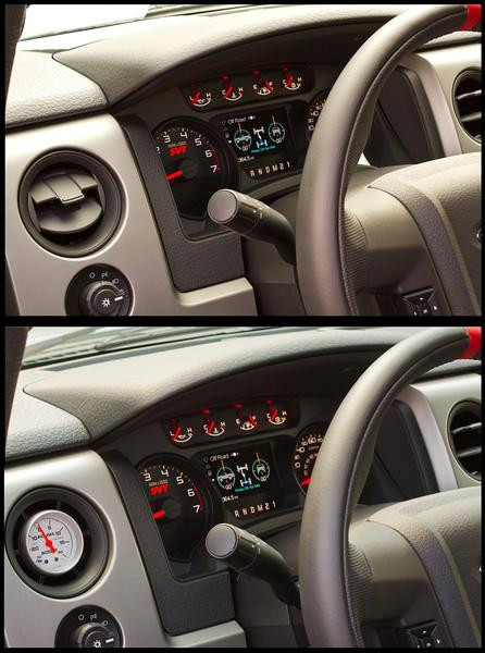  Roush Style Gauge Pod Vent  2009-2014 F150