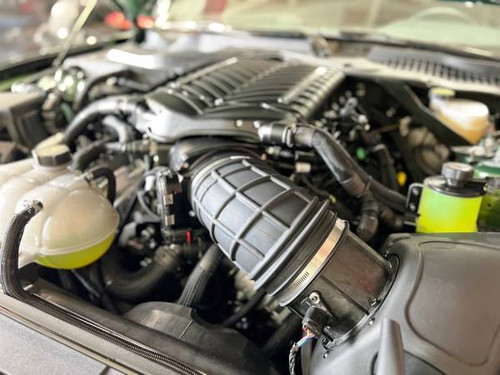 2022-2023 Ford Mustang Mach 1 5.0L
825 HP and 655 lb-ft of torque on 93 octane with the stock 5.0L Coyote V8
Billet 132mm Roval throttle body for massive airflow and throttle response
Includes Gen 6 3.0L twin-screw supercharger with 3x4 rotor combo and 285° helix
Dual-core intercooler and oversized heat exchanger for optimal IATs under boost
Fully calibrated PCM via HP Tuners RTD with emissions-compliant tune
CARB certified and 50-state legal