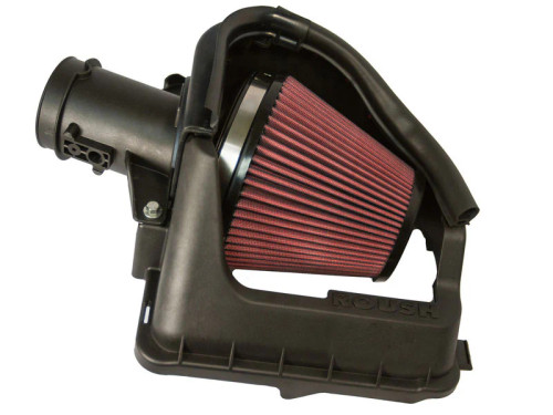 This F-150 Cold Air Intake fits the 2012-2014 F-150 3.5L-V6 EcoBoost Engine. Key features of the Roush 3.5L EcoBoost F-150 Cold Air Intake kit include: Easy installation in less than one hour and requires NO drilling or cutting, a washable reusable premium high flow air filter. Also included is an injection molded mass air pressure tube and air box lid for maximum air flow efficiency, designed and manufactured for superior structural durability.
Please note that this kit is designed for the 2012-2014 model year 3.5L EcoBoost F-150's and will NOT work with the 2011 model year (different MAP sensors).