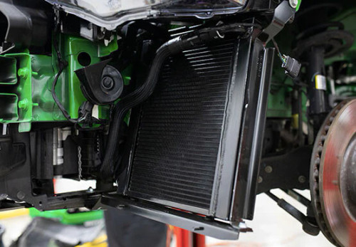 Upgrade your 2018-2023 Roush Supercharged Mustangs cooling capacity with the Roush Max Cooling Upgrade. What's included:
* Auxiliary Engine Cooler (Driver Side)
* Auxiliary Supercharger Cooler (Passenger Side)
* (2) Fender Heat Extractors
* (2) Gloss Black Front Fascia Corner Pocket
The Roush Max Cooling Upgrade fits 2018-2023 Ford Mustangs equipped with the 5.0L engine and Roush R2650 Supercharger. The additional coolers increase cooling capacity while the fender vents allow excess heat to escape and allow more airflow.
Roush Performance recommends updating to the latest Roush Calibration after the Max Cooling Kit has been installed. Integrated into the calibration is our Engine Cool Down Feature.
This feature allows you to activate a 3-minute cool-down by holding the brake and pressing the “SET+” button on your steering wheel. This will initiate the fans and force hot air out of the engine compartment to keep your motor and supercharger cool between passes at the track.