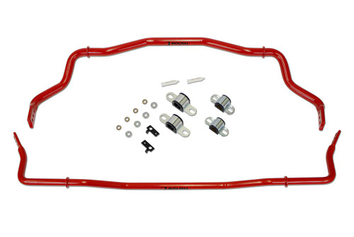 Command the road with confidence using the 2015-2025 Roush Mustang Front & Rear Adjustable Sway Bars. Designed for both MagneRide and non-MagneRide Mustangs, these sway bars are engineered to reduce body roll and improve cornering stability, delivering a dynamic driving experience. Featuring a 1.375" (35mm) front diameter and a 1" (25mm) rear diameter, these sway bars are built for performance. The three-way adjustability allows you to fine-tune the stiffness to suit your driving style, whether you’re hitting the track or cruising the streets.
Finished in signature Roush Red, these sway bars are as durable as they are eye-catching. The powder-coated finish protects against corrosion, ensuring they perform and look great for years to come. Each kit includes bushings, mounts, and brake line relocation brackets for a complete and straightforward installation, making it easier than ever to upgrade your Mustang’s suspension.
For a complete performance suspension setup, combine these adjustable sway bars with the 2015-2025 Roush Mustang Lowering Springs. Together, these upgrades provide a lower, more aggressive stance while enhancing cornering grip and stability. Experience the ultimate in handling and style with Roush suspension components.