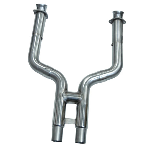 Details
2-1/2" x 2-1/2" Competition Only Stainless Steel H-Pipe. 2005-2010 Ford Mustang GT 4.6L 3V.
16GA 304 Stainless Steel construction
Ball and socket style connection to Headers
Requires Kooks Headers with 2-1/2" Collectors
Includes H-Pipe Clamps
2-1/2" outlet connects to OEM Exhaust re-using OEM Clamps(Not Included)