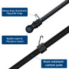 Carbon Fiber Pole 5FT with 2 Spinner Fly