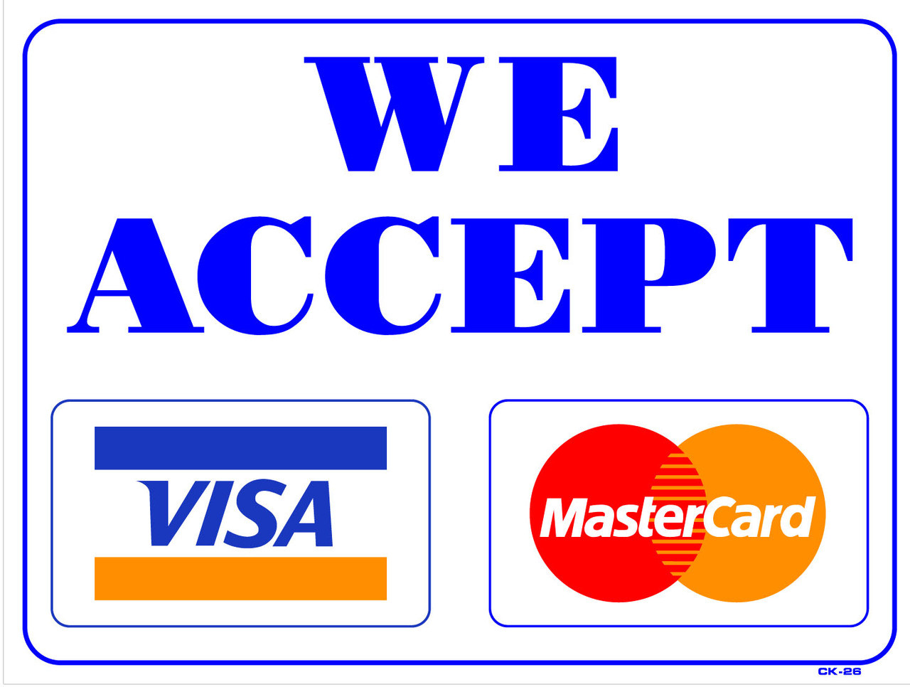 Visa/mc MasterCard/Visa Credit Card Decals (4 Pack) India | Ubuy