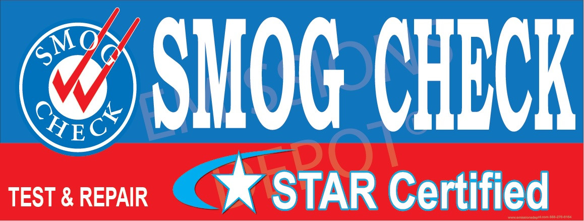 Smog Check - Star Certified - Test & Repair (Blue) | Emissions Depot