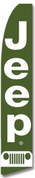 Swooper Flag - Green Jeep Image Swooper Flag - Green Jeep Image