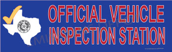 Texas Official Inspection Station | Vinyl Banner Texas Official Inspection Station | Vinyl Banner
