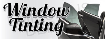 Window Tinting (Black) | Vinyl Banner Window Tinting (Black) | Vinyl Banner
