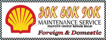 Shell 30K 60K 90K Maintenance Service | Checkered Shell 30K 60K 90K Maintenance Service | Checkered