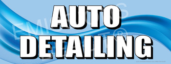 Auto Detailing | Blue | Vinyl Banner