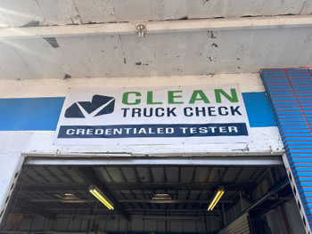 California Clean Truck Check (CTC)  Vinyl Banner 