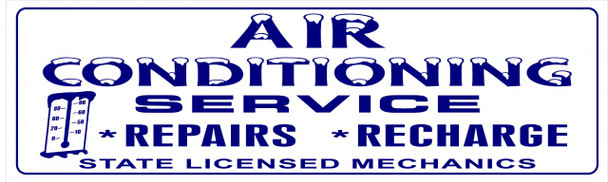 Air Conditioning Service | 3FT X 10FT | Vinyl Banner