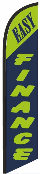 Swooper Flag - Green Blue Easy Finance