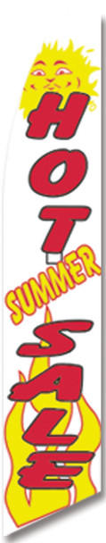 Swooper Flag - White Hot Summer Sale Image