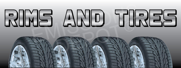 Rims and Tires | Vinyl Banner