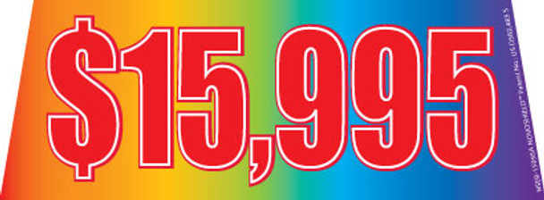 $15995 Rainbow Windshield Banner