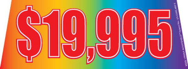 $19995A Rainbow Windshield Banner