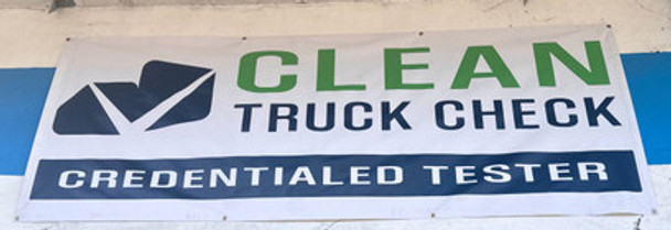 California Clean Truck Check (CTC)  Vinyl Banner 