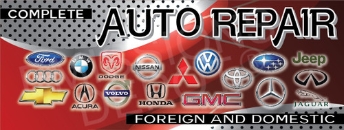 Red Car Vinyl Banners - Great American Auto
