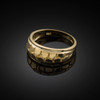 Gold Nugget Wedding Band