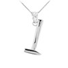 Sterling Silver Sledgehammer Pendant Necklace