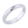 White Gold 4 mm Hammered Wedding Band