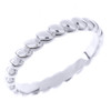 Sterling Silver Rice Beaded Stackable Ring