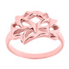 Rose Gold Lotus Blossom Flower Ring